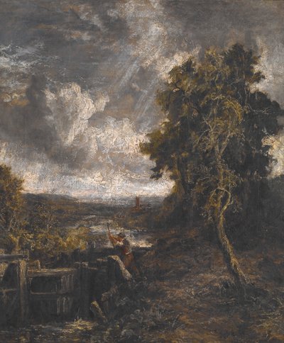 イーストバーホルト-ロックオンストゥール 作： John Constable